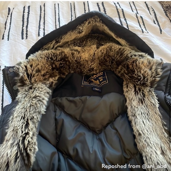 Woolrich Coat with rabbit fur x small - Picture 6 of 11